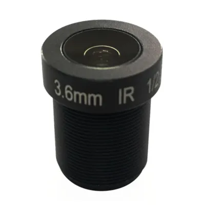 New Product M12*0.5 3.6mm 1/1.7" format 5mp F2.0 Ir Correction 135.7" degree CCTVLens