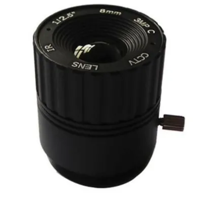 CS-Mount lens with 1/2.5" format 8MM 3MP F2.4 Lens