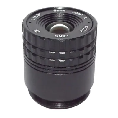 CS-Mount lens with 1/2.5" format 8MM 5MP F2.0 Lens