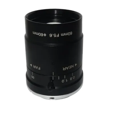 Foctek 60mm focus length 60mm format 8K F Mount Low Distortion FA Manual Focal Optical Lens for Industrial cameras