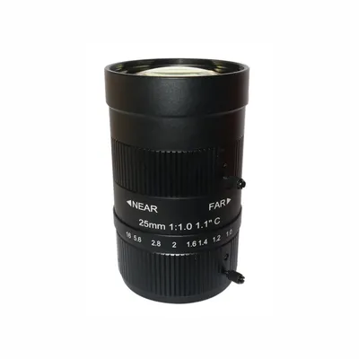 Cheap Factory Price C-M25(12Mp)-11F1 C-Mount 1.1" 25Mm 12Mp F1.0 Lens For Anpr Cameras Speed Enforcement Camera
