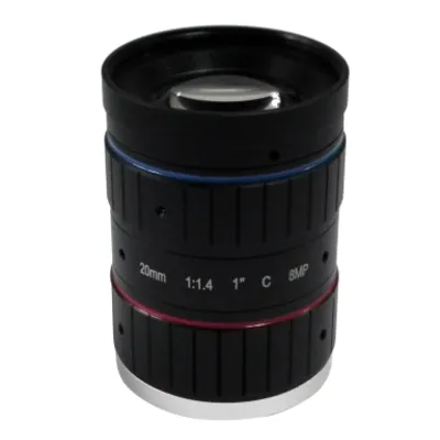 Anpr Cameras Speed Enforcement Cameras Lens with C-mount 1 inch 20mm focal length 8MegaPixel F1.4 iris