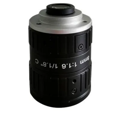 C-Mount lens with 1/1.8" format 8MM 5MP F1.6 Lens For Traffic Monitoring Camera