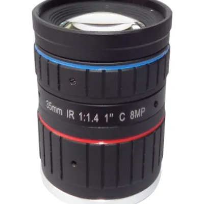 Anpr Cameras Speed Enforcement Cameras Lens with C-mount 1 inch 35mm focal length 8MegaPixel F1.4 iris IR Correction