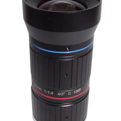 C-Mount lens with 4/3" format 20MM 12MP F1.4 Lens For Traffic Monitoring Camera