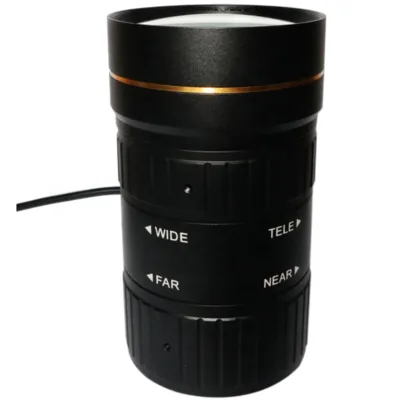 C-Mount 1.1" 16-40mm Varifocal Zoom 12MP F1.5 and P Iris IR Correction Lens