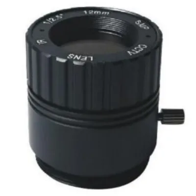 CS-Mount lens with 1/2.5" format 12MM 5MP F2.0 Lens