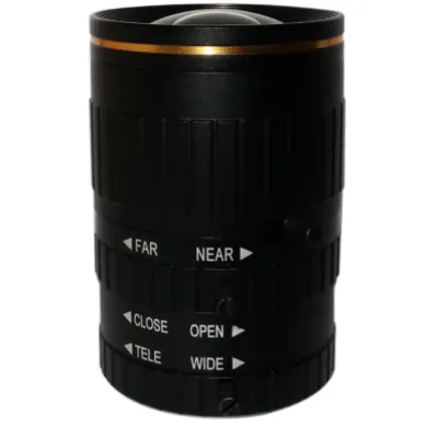 C-Mount 2/3" 8-20mm Varifocal Zoom 3MP F1.7 and Manual Iris IR Correction Lens