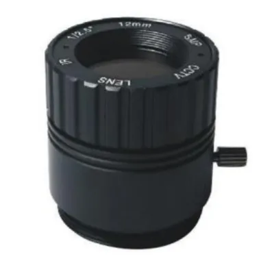 CS-Mount lens with 1/2.5" format 12MM 5MP F2.0 Lens