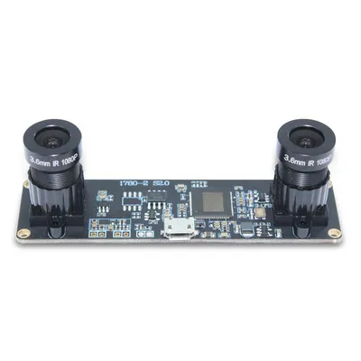 1M Pixel CMOS Sensor OV9732 HD Dual Lens 3D Synchronous Face Recognition Camera Module