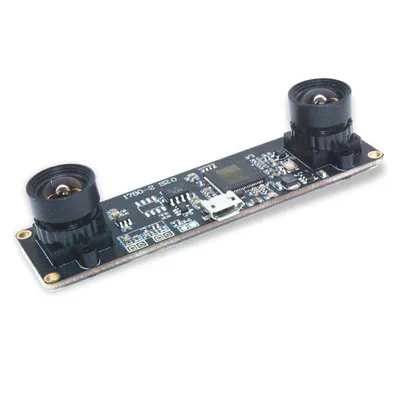 USB2.0 HD Dual lens camera module with 100 degree no distortion