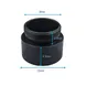 M12 Mount 7mmThread Extension Adapter Zinc Alloy Extender for MTV CCTV Lens & Video Security Camera by Excelax
