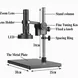 Microscope industrial camera 300 times lens holder XDS-10A digital large base plate focusing lifting test bench