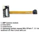 5MP Tube Hole Built-in Camera Module 15fps usb camera module