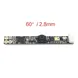 2mp fixed focus HM2057(1/5") 2.8mm lens usb camera module with 1600*1200 5fps resolution