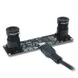 Dual Lens 1MP hd cmos usb camera module ov9732 with Standard UVC Protocol