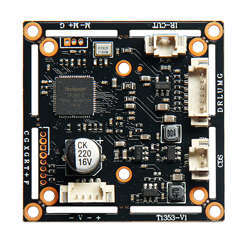 CCTV AHD camera 2MP CCTV camera pcb board module GC2053 TVI Audio